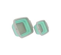 Plat rectangle retractable INCASA Coloris - Vert, Hauteur (cm) - 9.2