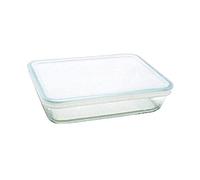 Boîte de conservation rectangulaire - PYREX - 1451005 - Couvercle en plastique - Verre borosilicate - 22 x 17 cm