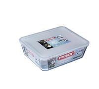 Pyrex - Cook & freeze - Plat Rectangulaire avec Couvercle Multicolore 27x22 cm