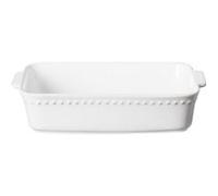Plat Rectangulaire à Gâteau 32,7 x 20,6 cm Pearl Blanc Costa Nova