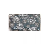 Plat rectangulaire cake 29x16 Penjab brun n°2 Motifs