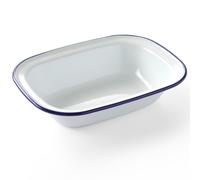 Plat rectangulaire émaillé blanc 215x160mm Hendi 621219