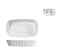 Plat Rectangulaire En Céramique De 18,5X11 Cm