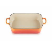 Le creuset 20184370902422 plat à gratin rectangulaire orange