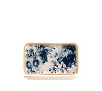 Plat Rectangulaire En Grès Indigo 14x24 Cm Beige H&H