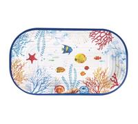 Plat rectangulaire en mélamine 40x23 cm Bora Bora - EASYLIFE