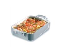 Plat rectangulaire en porcelaine 30x21.5x6.5cm blanc 5569