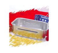 Plat rectangulaire haut Inox Anti-Adhérent 45x32