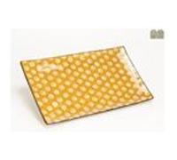 Plat rectangulaire imany 32 cm en grés - Amadeus - - Grès jaune G