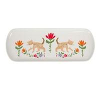 Plat rectangulaire Loris - Amadeus - Blanc - Porcelaine Blanc G