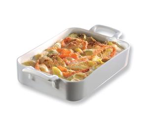 Plat rectangulaire porcelaine Belle Cuisine 30 cm Blanc Revol