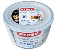 Plat rond cook & freeze 1,1 l - Pyrex - Transparent - Verre Blanc G