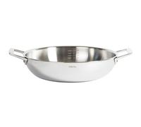 Plat sautoir castel pro inox 2 anses 24 cm sans couvercle