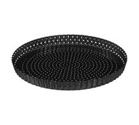 plat tarte fond amov metal 32, gris foncé