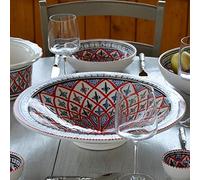 Plat Tebsi Bakir rouge - D 37 cm