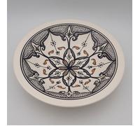Plat Tebsi Marocain noir - D 33 cm