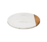 Secret de Gourmet - Plateau tournant Design "Geom" 30 cm Blanc