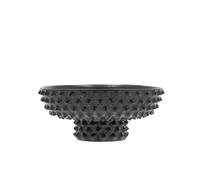 Plat VAEST en terre cuite Mat noir Villa Collection