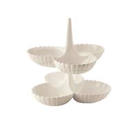 PLATÀ HORS D'OEUVRES "TIFFANY" Milk White