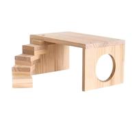 Plataformas De Jaula De Hámster - Plataforma Madera Juego Hámsterr | Juguete Trepadora Salvar El Espacio Para Animales Pequeños, Conejillos Indias, Jerbos, Chinchillas, Ratones - 25x14x11cm