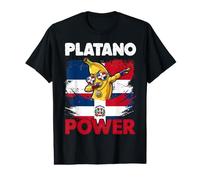 Platano Power Drapeau République Dominicaine Banane T-Shirt Graphique avec Valeur