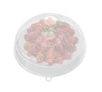 Plate de couvercle - Protecteur de vapeur à micro-ondes, dôme résistant à la chaleur | Conteneur de bouclier alimentaire réutilisable, support de couverture de ventilation claire, de sécurité de