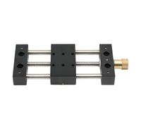 Plate-forme coulissante linéaire 75 mm 120 mm Capacité de charge 10 kg Alliage d'aluminium pour expériences optiques et outil d'ingénierie de précision