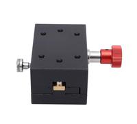 Plate-forme coulissante manuelle à queue d'aronde, course de 40 mm |Platine linéaire de l'axe X pour le travail du bois/prototypage/ajustements mécaniques |Système de crémaillère