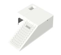 Plate-forme Creuset Tortue-Structure De Rampe De Reptile Anti-glissement, Hideaway Tortue | Zone De Montée Haute Avec L'eau Filtré Pour L'usage Terraire, Point Fort