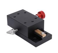 Plate-forme de déplacement des axes X, course de 40 mm, plate-forme coulissante manuelle à rainure en queue d'aronde avec système de crémaillère, échelle de 0,01 mm pour un