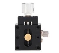 Plate-forme de déplacement manuel des axes X de scène linéaire, table coulissante de précision avec échelle, système d'alimentation à vis pour le test et le positionnement des (25X25mm)