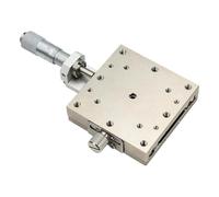 Plate-forme de déplacement manuel, table coulissante micrométrique 40/60 mm LBX40 LBX60 platine coulissante optique à axes linéaire sur axes X(LBX60-L)