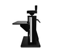 Plate-forme de levage manuelle, colonne à vis réglable en hauteur avec table coulissante pour expériences optiques, design axe Z, idéal pour les applications de laboratoire et de recherche