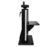 Plate-forme de levage manuelle en alliage d'aluminium avec axe Z réglable en hauteur, capacité de charge de 50 kg, table coulissante pour expériences optiques