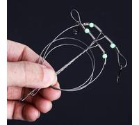 Plate-Forme De Pêche En Acier Inoxydable, Leader De Fil, Ligne, Crochets De Ficelle Pivotants, Support D'équilibre, Matériel De Pêche En Mer, Accessoires Pesca