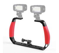 Plate-Forme de Plongée sous-Marine pour Caméra d'action, Plateau de Boîtier de Caméra en Alliage D'aluminium, Poignée en Forme de U, Stabilisateur pour Yi, pour Insta360, etc.