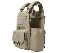 Plate-Forme de Poitrine Airsoft pour Jeunes, Gilet Tactique réglable avec p