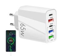 Plate-forme de recharge compacte - Hub de connexions, module puissance fonctionnelle, cube courant | Double type C triple USB, alimentation sûre pour ordinateurs