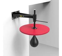 Plate-forme de sac de vitesse réglable à fixation murale avec pivot pour entraînement de boxe, MMA et arts martiaux