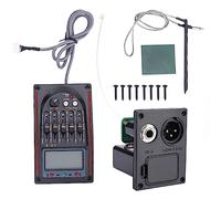 Plate-forme de Sortie de Puissance, Préampli de Guitare Acoustique LCD 5 Bandes EQ LC 5 égaliseur Accordeur Piezo Pickup
