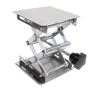 Plate-Forme de Support à Ciseaux en Acier Inoxydable, 4 x 4 Pouces, Hauteur réglable de 48 mm à 152 mm, Table élévatrice avec capacité de Support maximale de 10 kg pour la