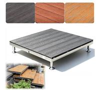 Plate-forme de Terrasse Modulaire en Composite, Kit de Terrasse Flottante