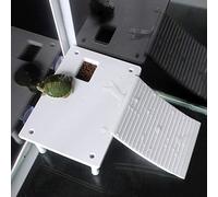 Plate-Forme de Tortue, Roches Non Toxiques, avec Un récipient de Nourriture pour Les Tortues Aquatiques Newt, Grenouilles pour Les Tortues d'aquarium
