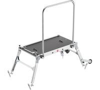 Plate-forme de travail LP Outdoor avec main courante, charge maximale 300 kg