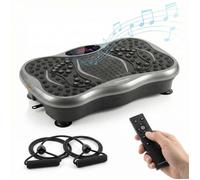 Plate-forme de vibration - INNOVAGOODS - Vivflow - Bluetooth - 99 niveaux - Bandes élastiques