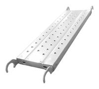 Plate-forme d'échafaudage à échelle large robuste - Planche antidérapante de 1,9 m, sûre et stable, accessoire intérieur/extérieur, idéal pour les tâches de construction et d'entretien (180 x 24 x 4,5