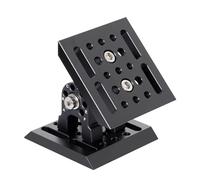 Plate-forme d'inclinaison optique à angle réglable, commutation à 180°, trous filetés M6, table de positionnement en alliage d'aluminium pour équipement de test et machines de production