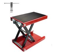 Plate-forme Élévatrice À Ciseaux For Moto, Cric, Béquille Centrale De Moto, Capacité De 1 000 Livres, Avec Plate-forme En Caoutchouc Antidérapante