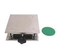 Plate-Forme élévatrice de Laboratoire, Table élévatrice en Acier Inoxydable, Hauteur réglable de 8x8 Pouces pour Les expériences de Physique, de Chimie et de biologie