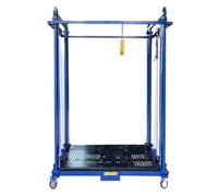 Plate-forme élévatrice d'échafaudage électrique, outil de construction d'intérieur multifonctionnel pour un travail sûr et efficace, échafaudage portable pour la rénovation et la réparation de la